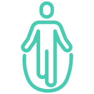 Icon einer Person mit Springseil – Symbol für Sport- und Fitnessangebote als Mitarbeiterbenefit bei Printus