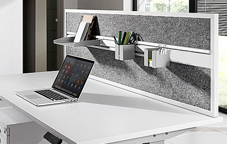 Trennwände für einen ergonomischen Arbeitsplatz