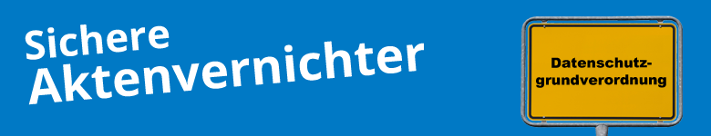 Sichere Aktenvernichter
